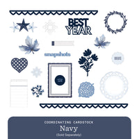 665745 Vivid Melodies 2 Embellishments (20/pk) - Navy