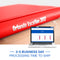 Custom Foiled Spines - True Red
