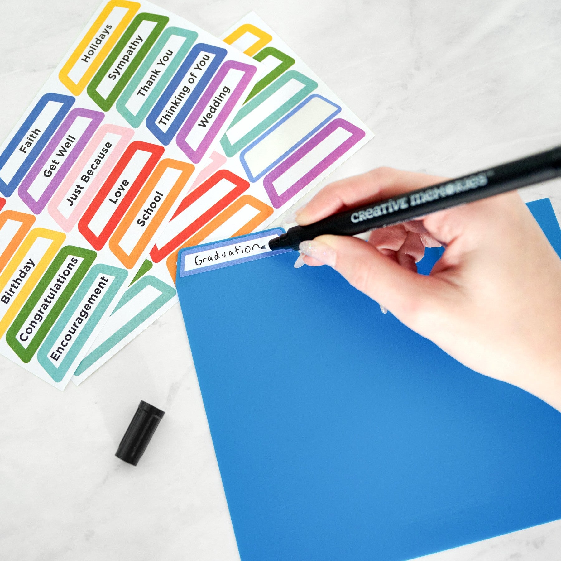 Rainbow Dots Card POD & Divider Bundle - Creative Memories
