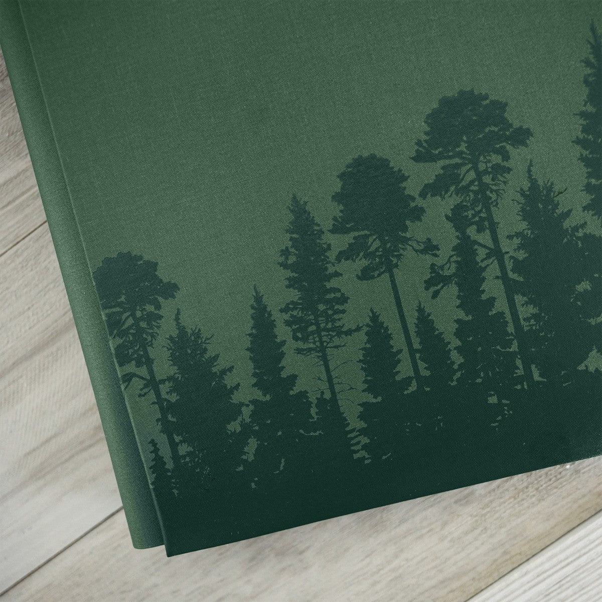 12x12 Forest Green Deeper in the Woods Album Cover - Creative Memories