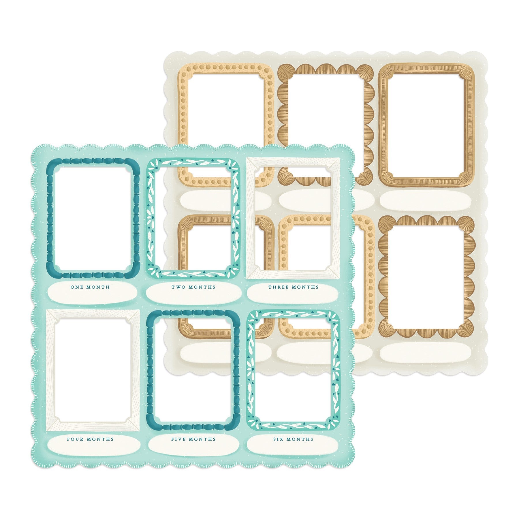 Welcome Baby Die Cut Paper Pack - Month Trackers & Frames