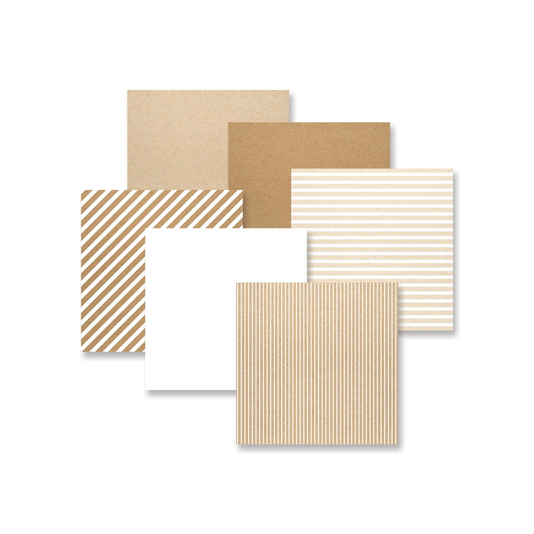 Kraft Stripes 4x6 Envelope Paper Pack (12/pk) by Creative Memories