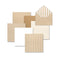 Kraft Stripes 4x6 Envelope Paper Pack (12/pk)