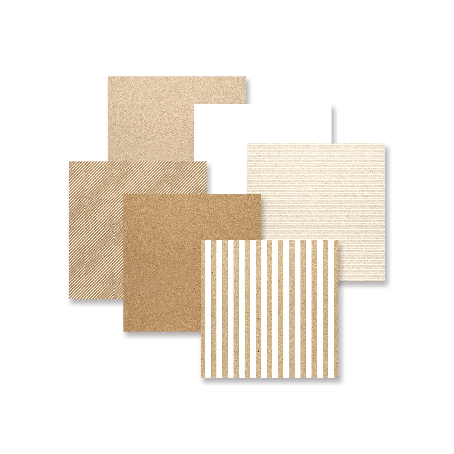 Kraft Stripes 4x6 Envelope Paper Pack (12/pk) by Creative Memories