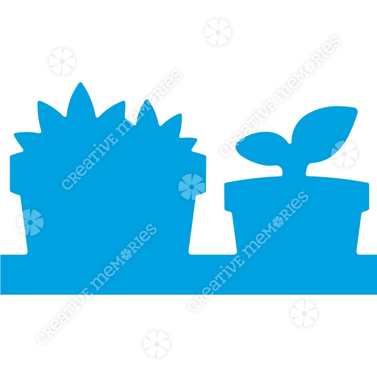 Flower Pots Border Punch - Creative Memories Tool