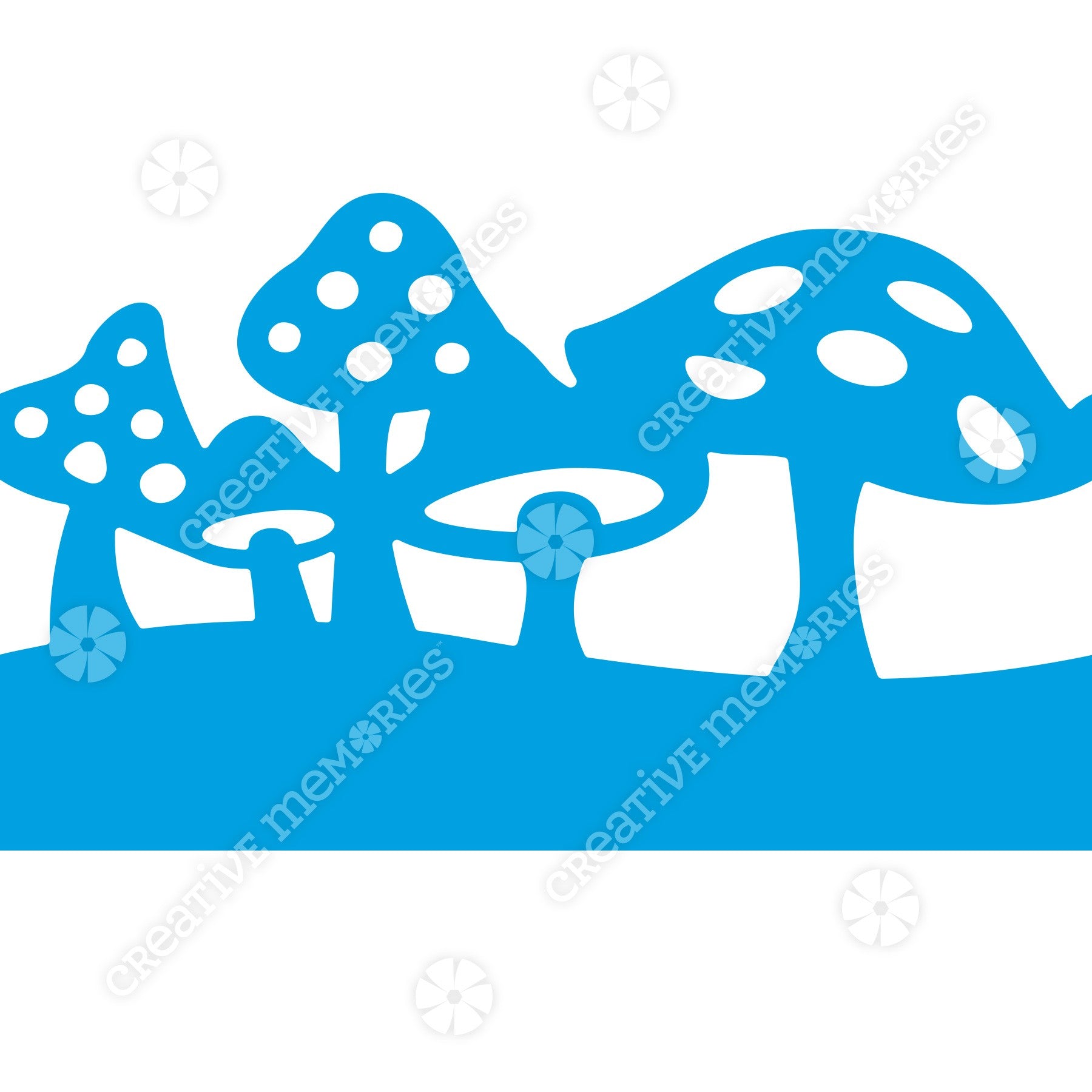 Forest Mushrooms Border Punch by Creative Memories
