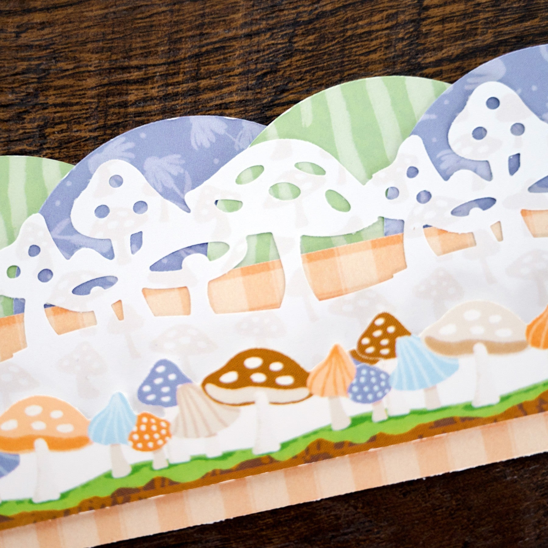 Forest Mushrooms Border Punch by Creative Memories