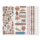 Gingerbread Fun Stickers (3/pk)
