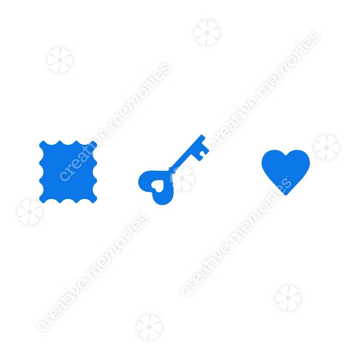 Key to My Heart Mini Trio Punch Set - Creative Memories