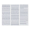 Navy Classy Mini ABC/123 Stickers (3/pk)