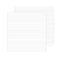 12x12 White Notebook Lined Paper Pack (6/pk)