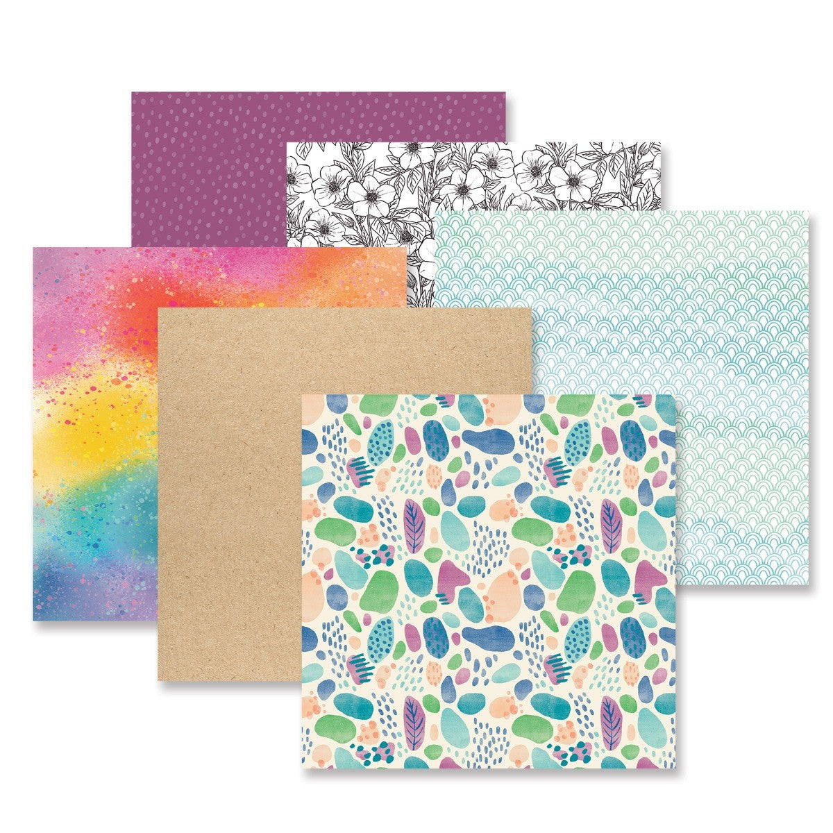 On The Bright Side Paper Pack (12/pk) - Creative Memories