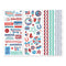 All-American Blast Stickers (3/pk)