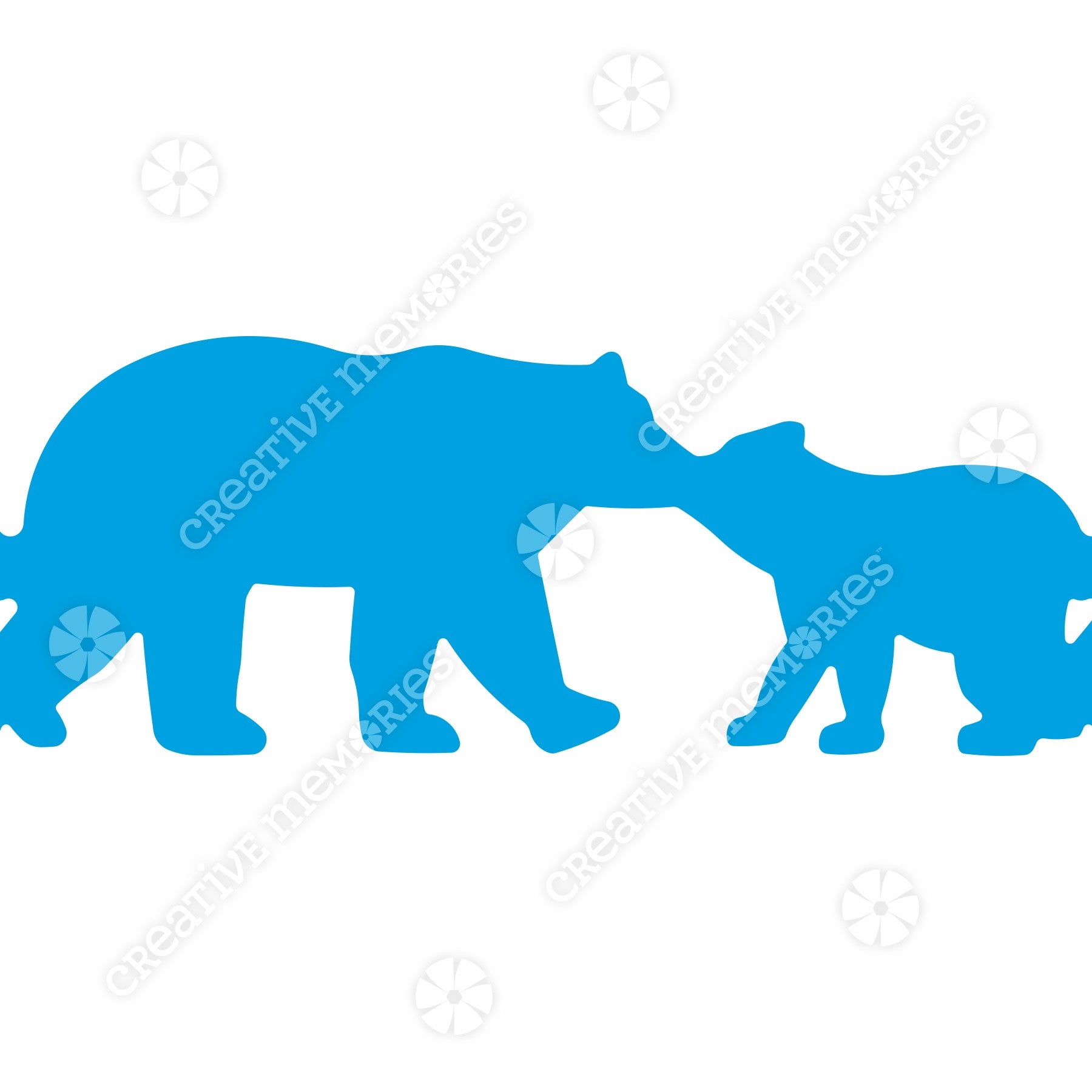 Polar Bears Border Punch by Creative Memories