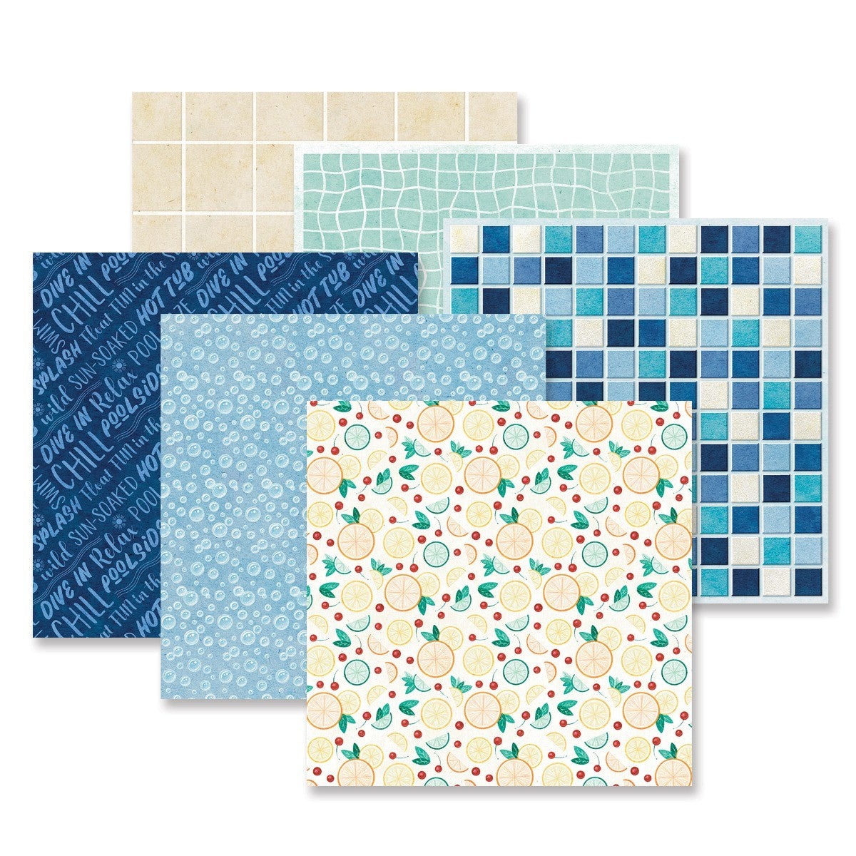 Poolside Paradise Paper Pack (12/pk) - Creative Memories