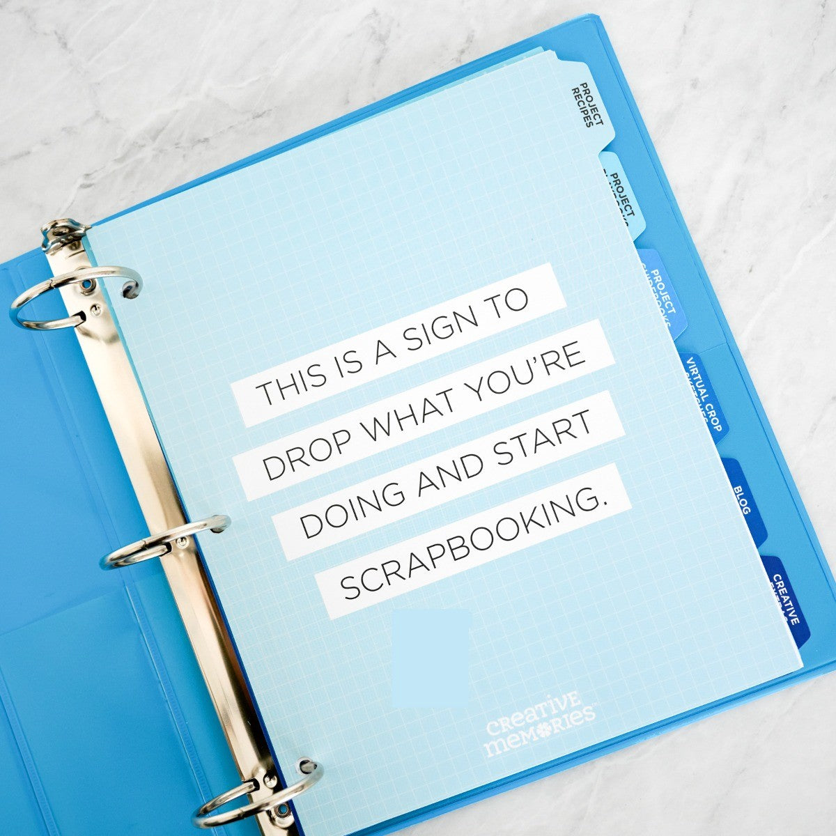 Creative Motivation Binder with Dividers - Creative Memories