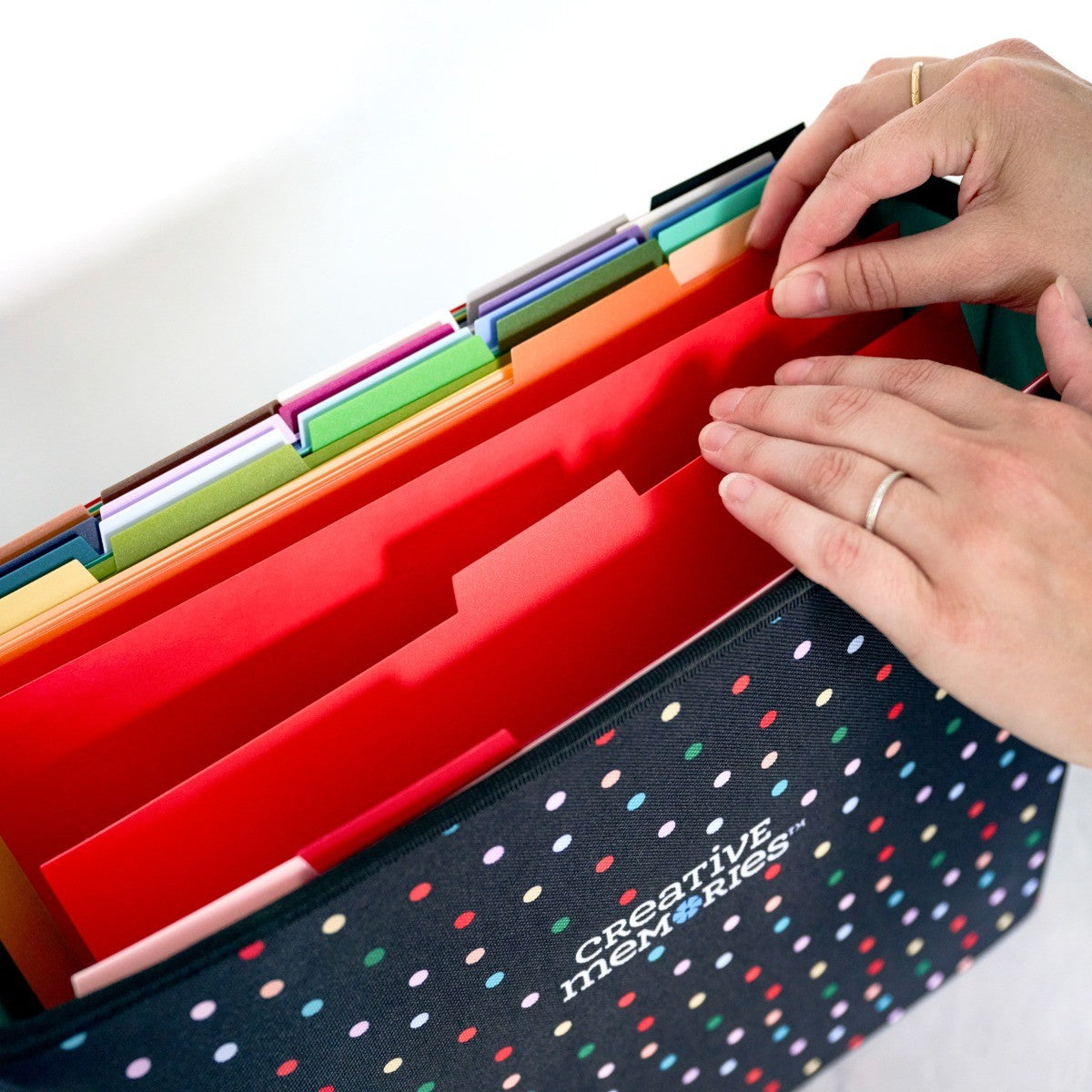 Rainbow Cardstock Dividers - Creative Memories Storage