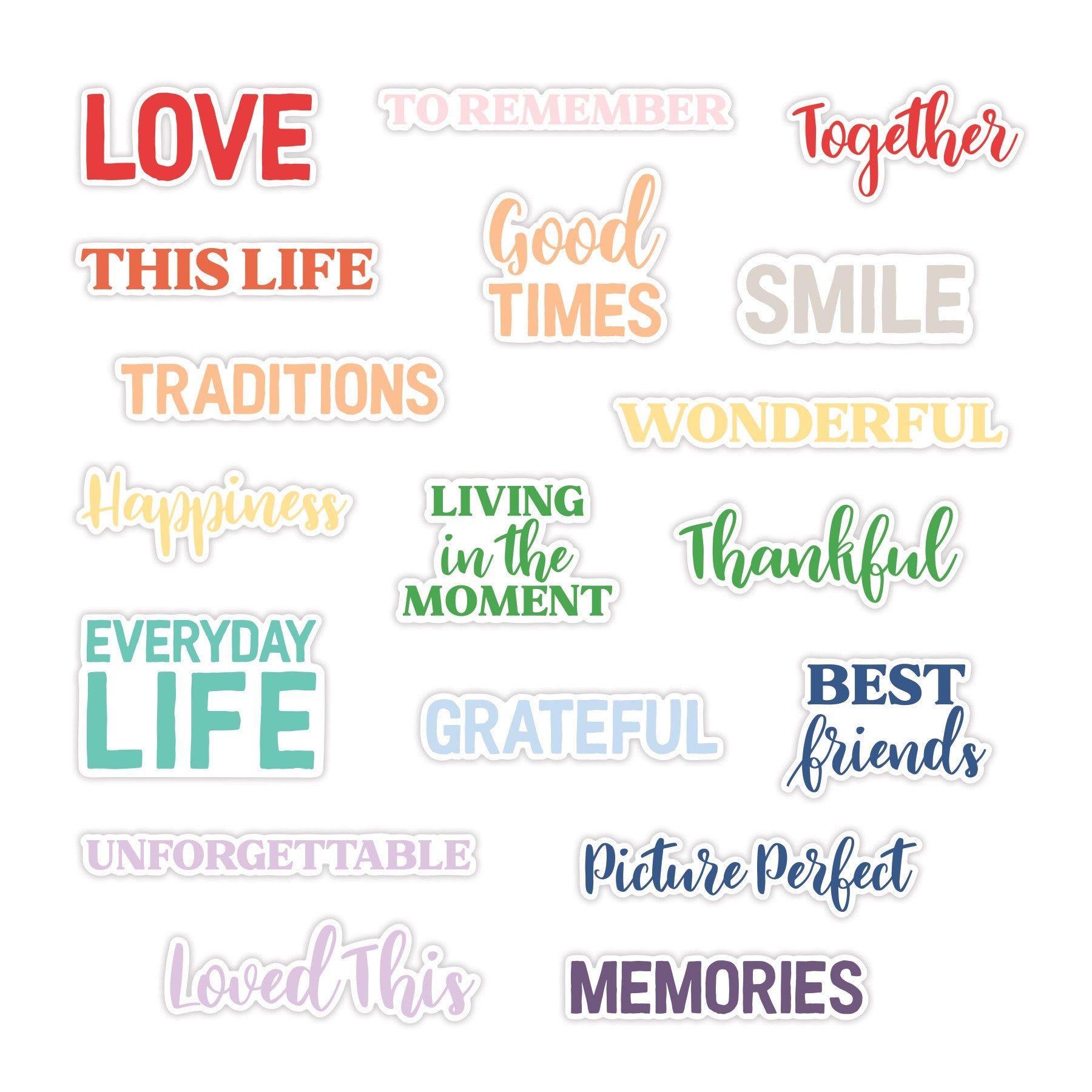 This Life Word Embellishments - Creative Memories