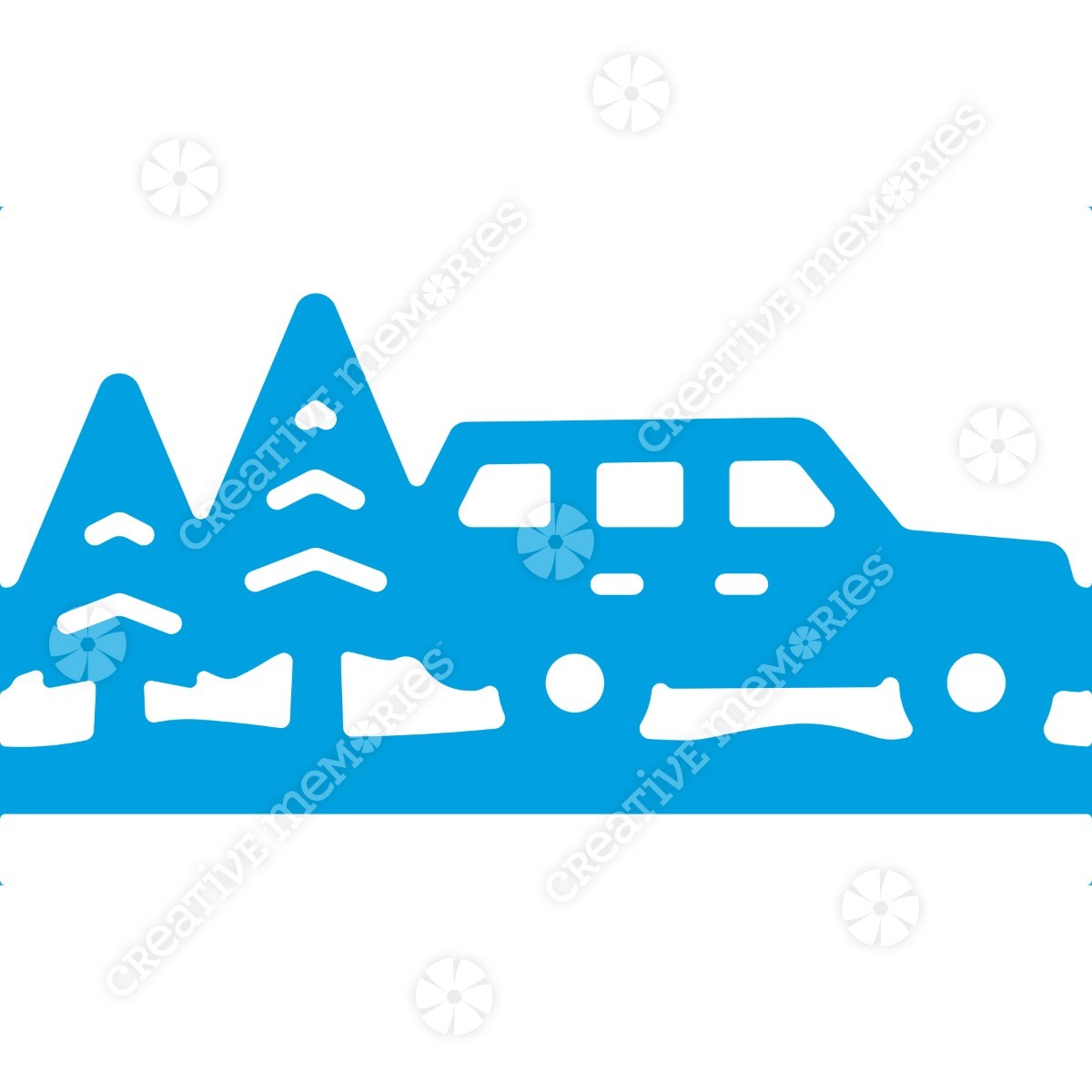 Road Trip Border Punch - Creative Memories Tool