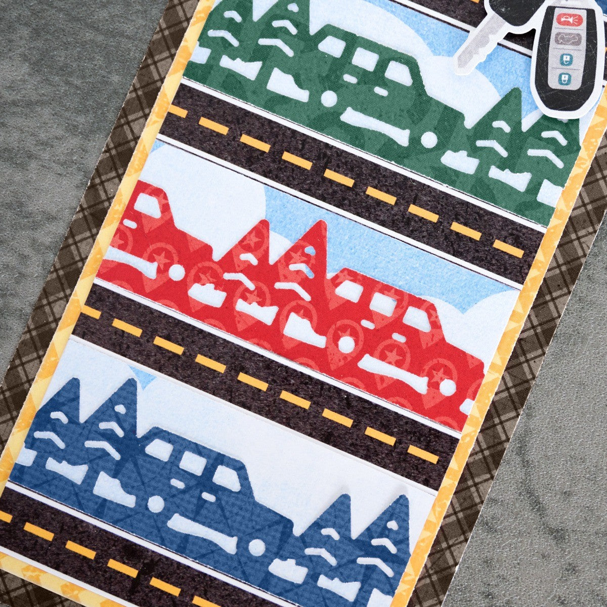 Road Trip Border Punch - Creative Memories Tool