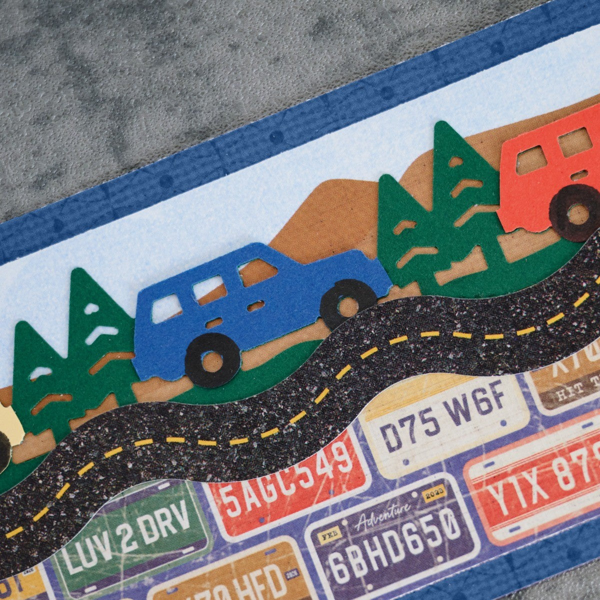 Road Trip Border Punch - Creative Memories Tool