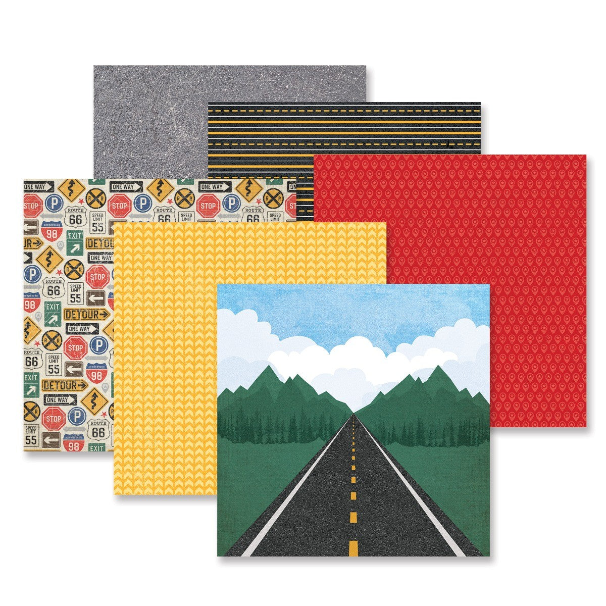 Hit the Road Paper Pack (12/pk) - Creative Memories