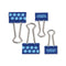 Binder Clips (4/pk) - Blue