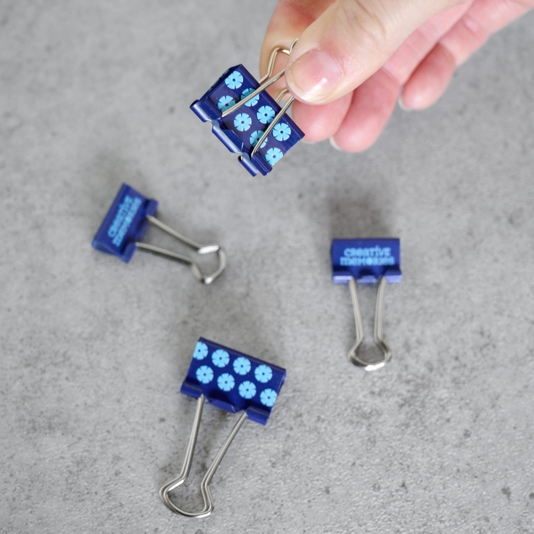 Binder Clips (4/pk) - Blue - Creative Memories