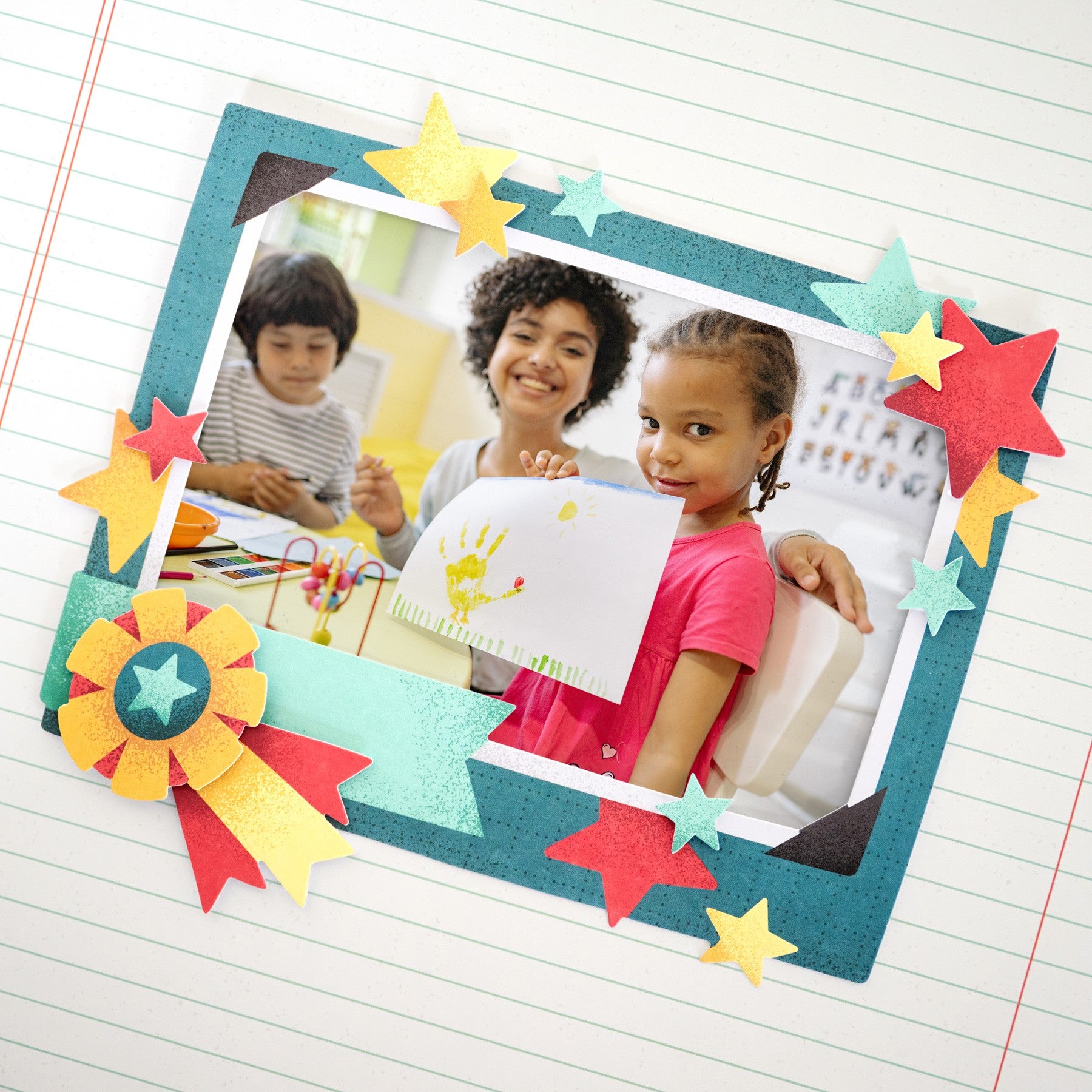 School Dayz XL All-Star Frame Embellishment - Creative Memories