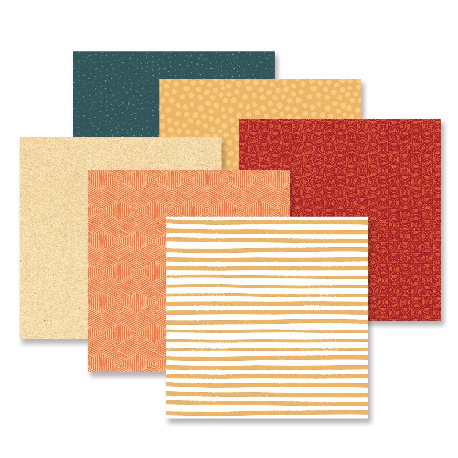 12x12 Shades of Golden Harvest Paper Pack (12/pk) – Creative Memories