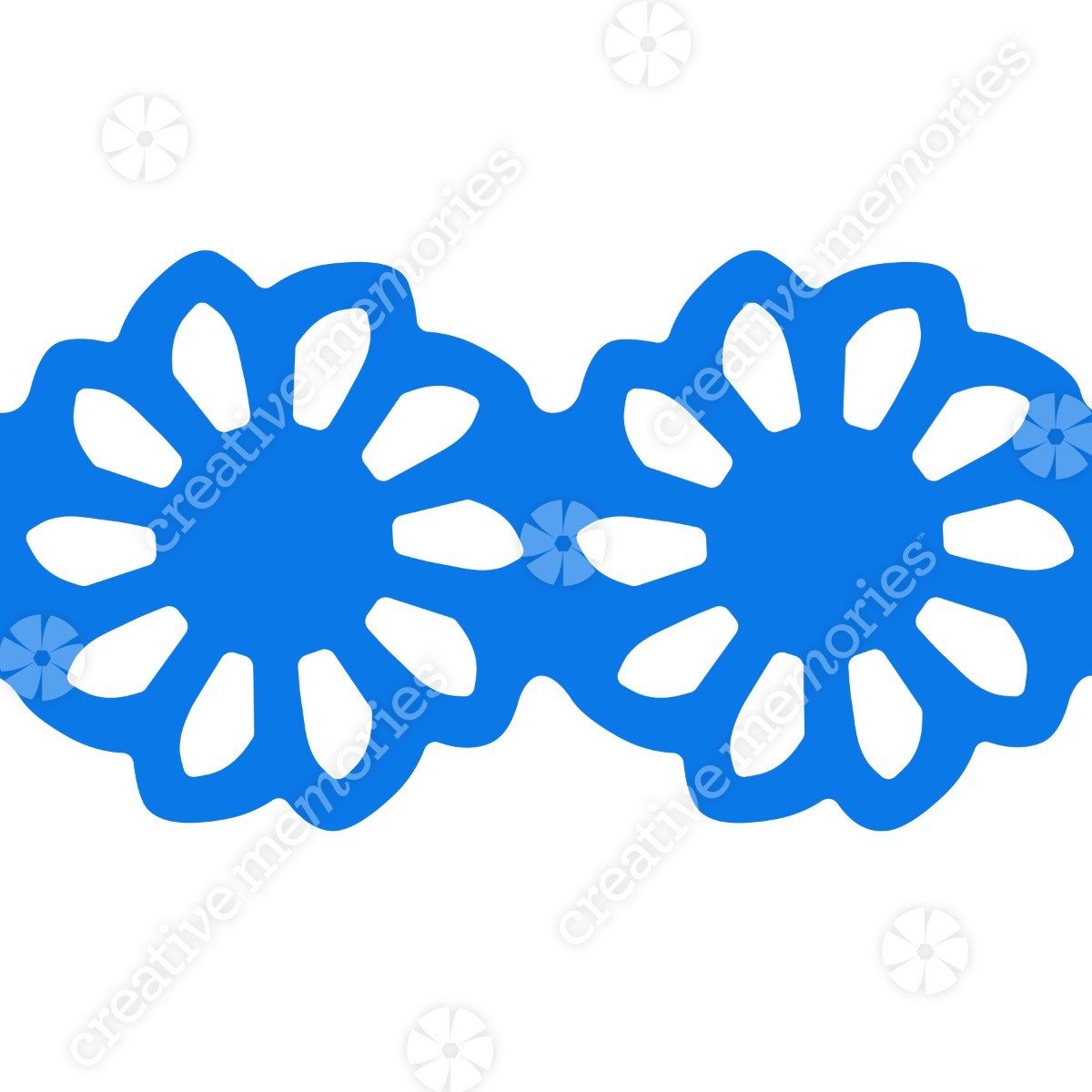 クリエイティブメモリーズ カードストック Sunflower Chain Border Punch - Creative Memories Tool