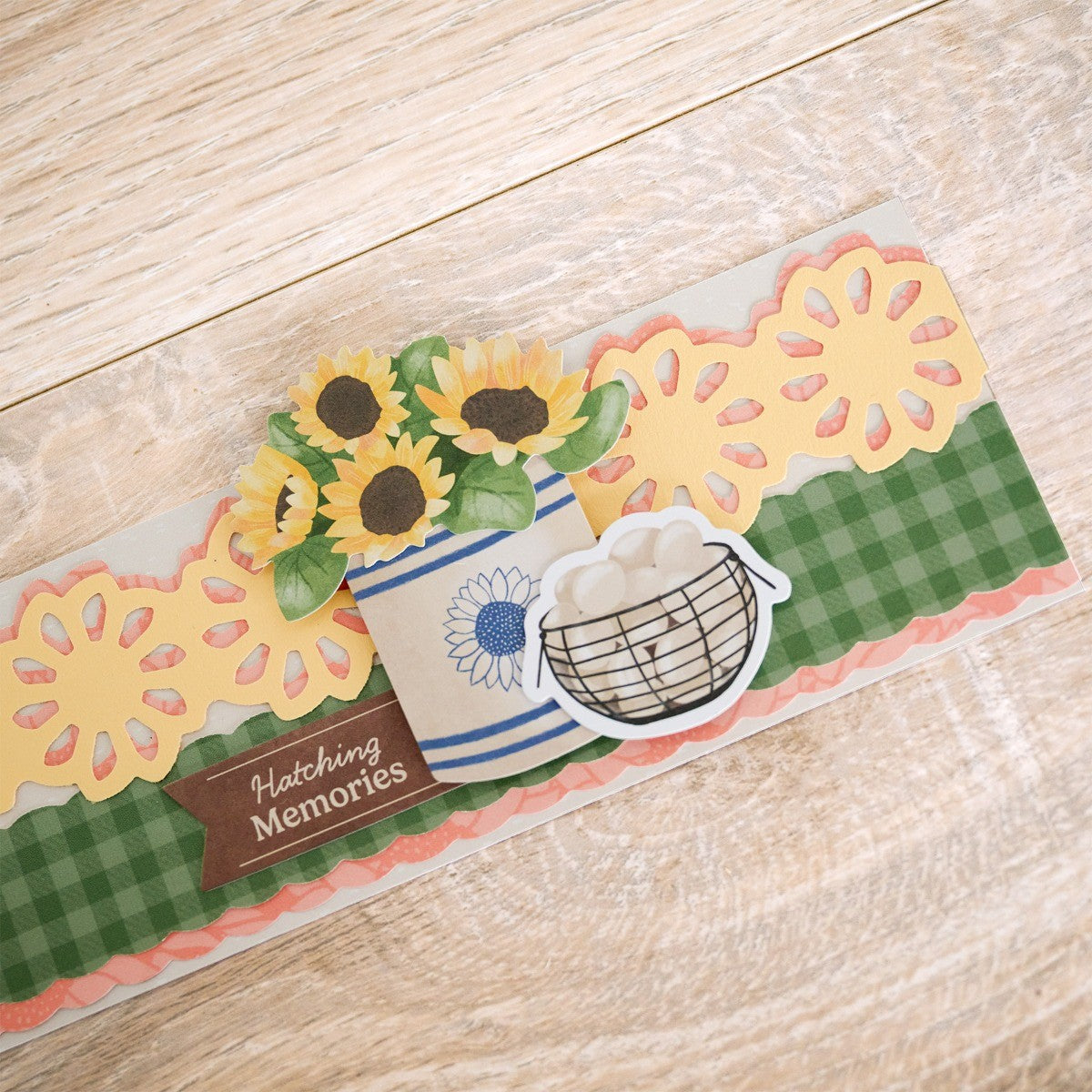 Sunflower Chain Border Punch - Creative Memories Tool