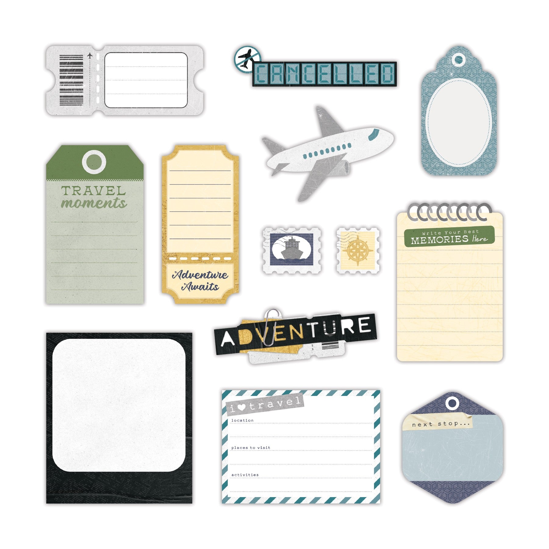 Passport to Adventure Embellishments - Creative Memories