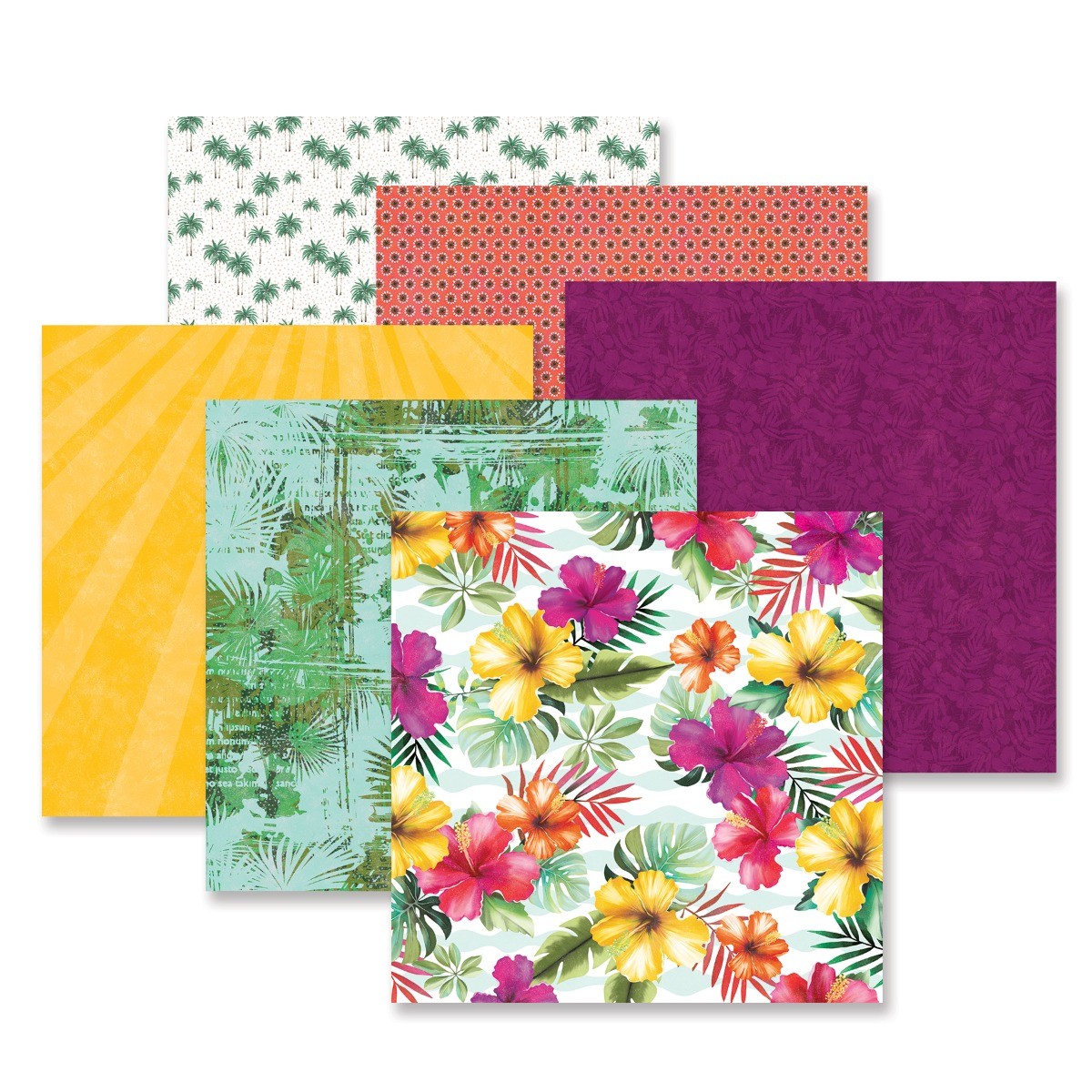 Tropical Garden Paper Pack (12/pk) - Creative Memories