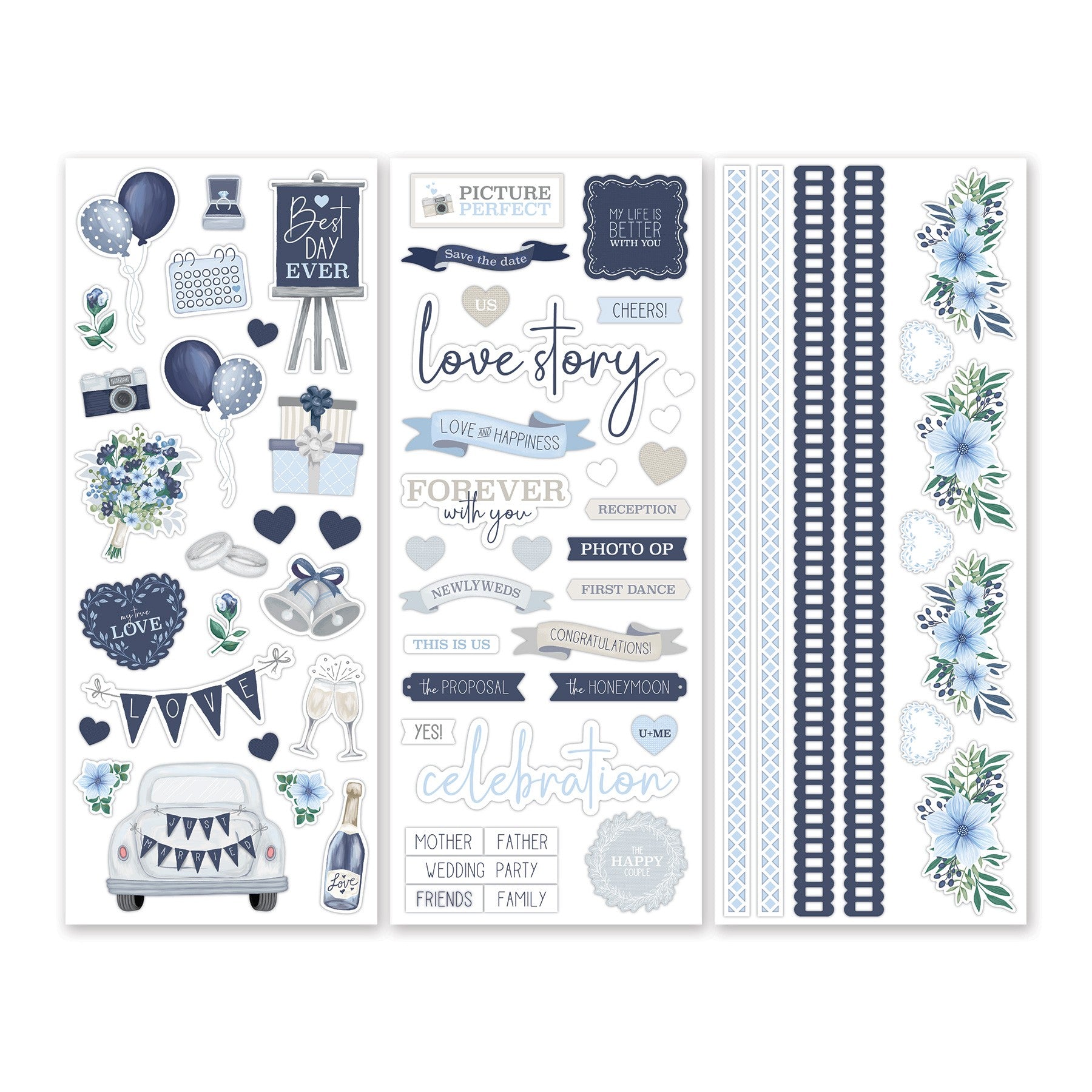 Something Blue Stickers (3/pk)