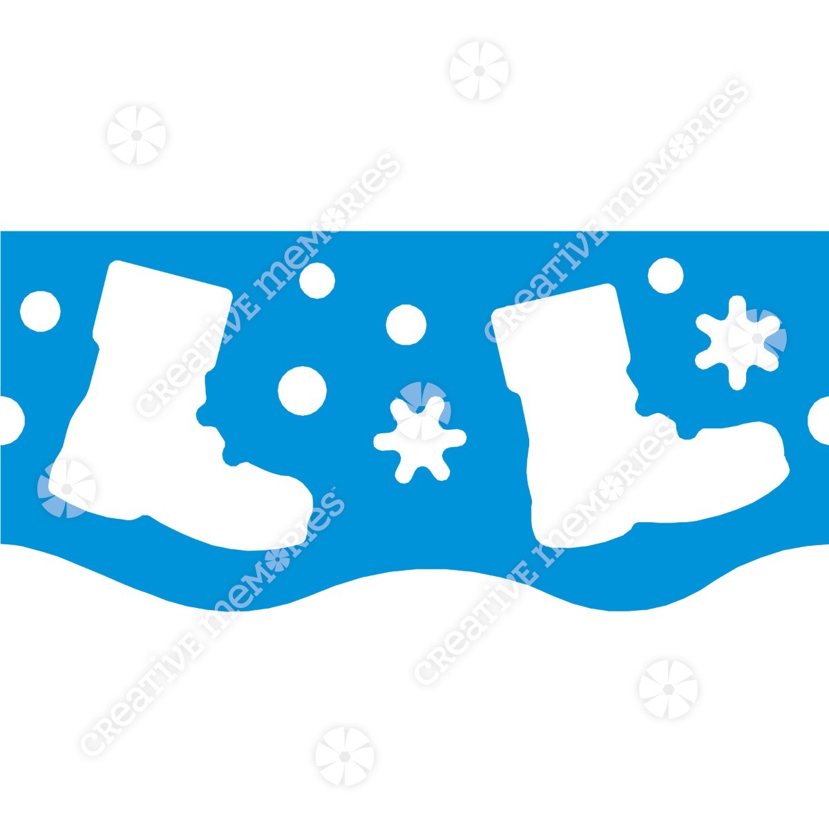 Winter Boots Border Maker Cartridge - Creative Memories