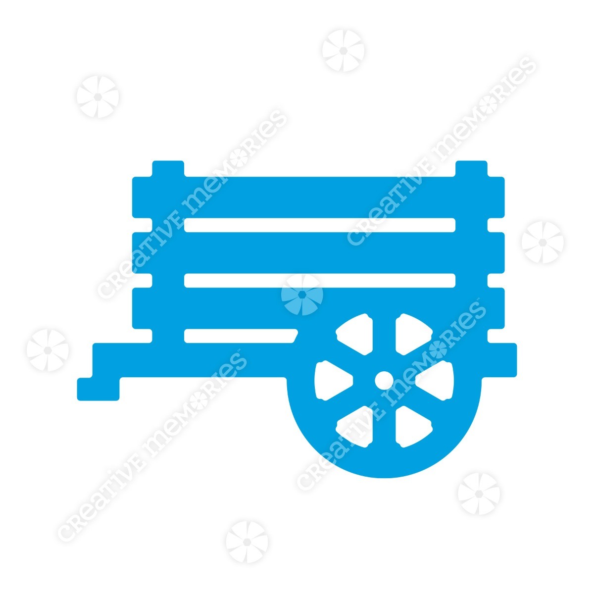 Wooden Wagon Punch - Creative Memories Tool