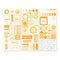Totally Tonal Canary Stickers (3/pk)
