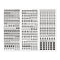Black Sans Serif ABC/123 Letter Stickers (3/pk)
