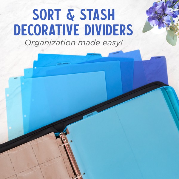 Sort & Stash Decorative Dividers - Creative Memories Storage
