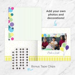 Birthday Themed Paper Album: 8x8 Birthday Bonanza Album - Creative Memories