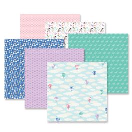 3 Girl Themed 12x12 Scrapbook Kits + Pink Grid Layout -So Sweet, Tropical  Fusi