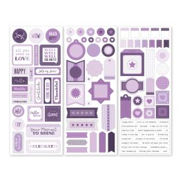 Light Purple Scrapbook Paper: Totally Tonal Purple Ice Paper