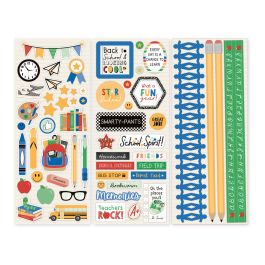 stil Schep uitlaat School Themed Scrapbook Stickers: Back To School - Creative Memories