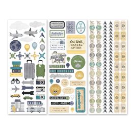 Travel Themed Stickers: Passport to Adventure Stickers - Creative Memories