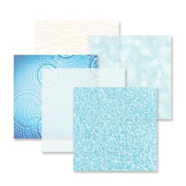 Creative Memories 12x12 CUE THE BLUE Vellum Paper Pack 5 sheets 2023 NEW  Sealed