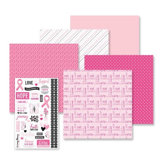 Design Your Own Pink Scrapbook, Kids Scrapbook Kit, 40-Page Thick Paper