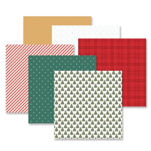 na Pattern Paper Pack, 24 Sheets Winter Scrapbook Turkey