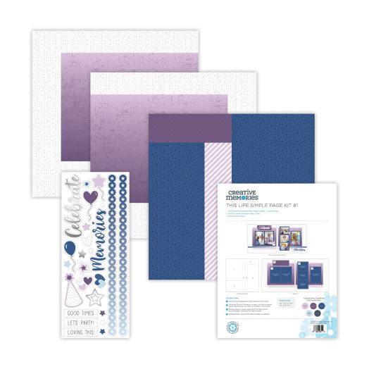 CREATIVE MEMORIES 12X12 Fast2Fab Refill Pages COOL SERENITY 16 Page +  Protectors $24.95 - PicClick