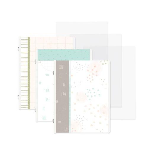 White 8x8 Plain Pages and Protectors - Creative Memories